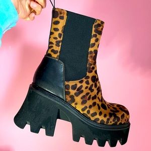 Lamoda Cheetah boots